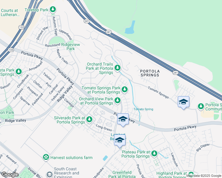 map of restaurants, bars, coffee shops, grocery stores, and more near 102 Yellow Pine in Irvine