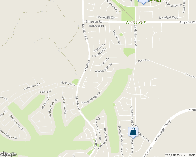 map of restaurants, bars, coffee shops, grocery stores, and more near 29139 Celestial Drive in Menifee