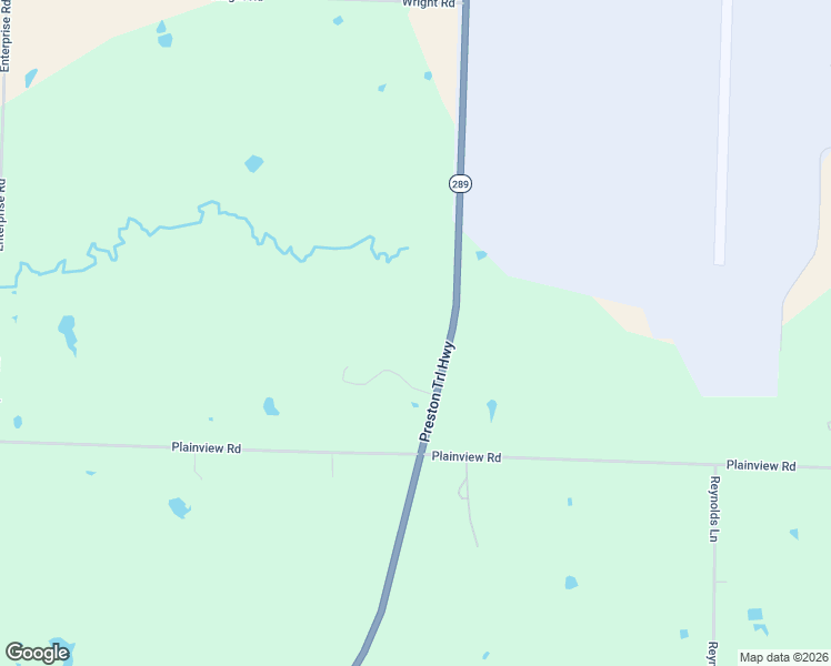 map of restaurants, bars, coffee shops, grocery stores, and more near 5792 Texas 289 in Sherman