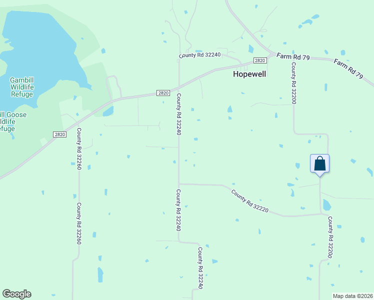 map of restaurants, bars, coffee shops, grocery stores, and more near 32240 County Road 32240 in Sumner