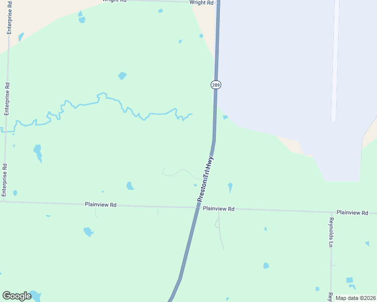 map of restaurants, bars, coffee shops, grocery stores, and more near 5792 Texas 289 in Sherman