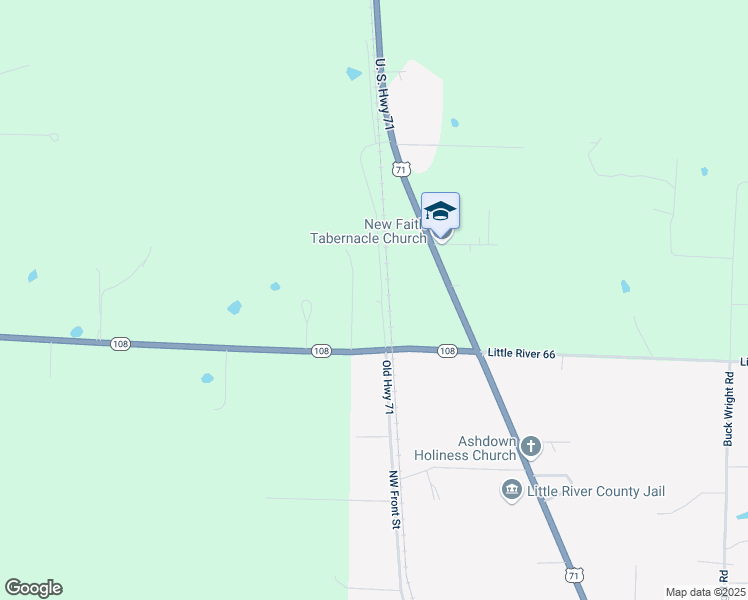 map of restaurants, bars, coffee shops, grocery stores, and more near 100 Arkansas 108 in Ashdown