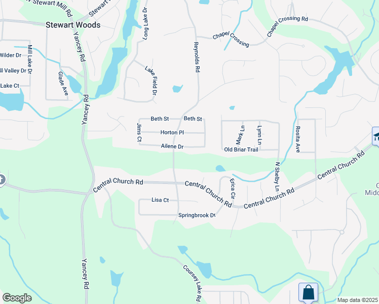 map of restaurants, bars, coffee shops, grocery stores, and more near 4969 Ailene Drive in Douglasville