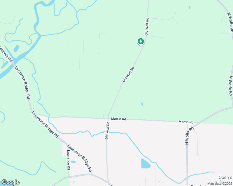 map of restaurants, bars, coffee shops, grocery stores, and more near 3221 Old Wolf Road in Caledonia