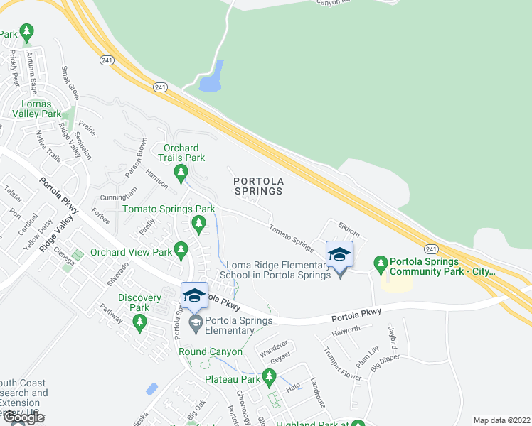 map of restaurants, bars, coffee shops, grocery stores, and more near 116 Falcon Ridge in Irvine