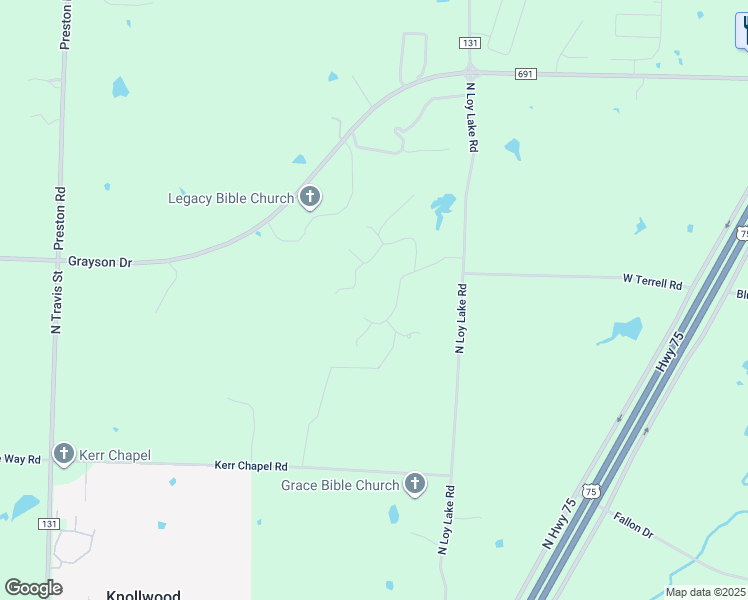 map of restaurants, bars, coffee shops, grocery stores, and more near 233 Woodland Hills Drive in Sherman
