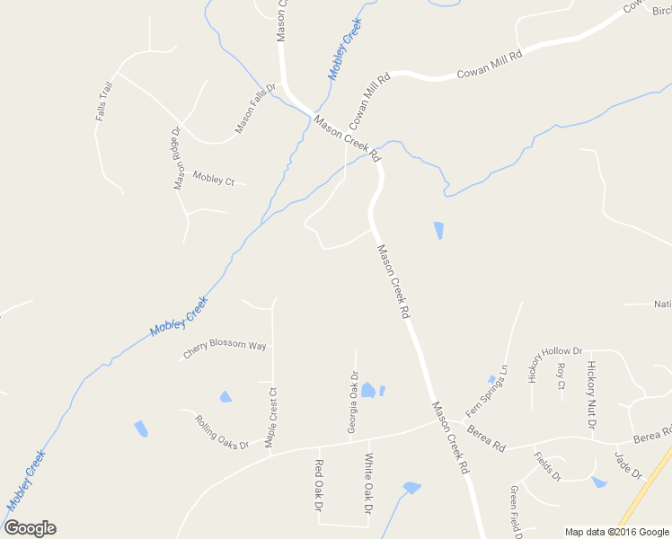 map of restaurants, bars, coffee shops, grocery stores, and more near 3811 Mason Creek Road in Winston