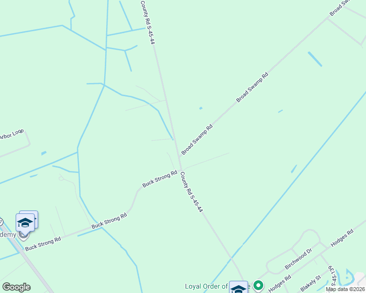 map of restaurants, bars, coffee shops, grocery stores, and more near 48 Hill Lane in Kingstree