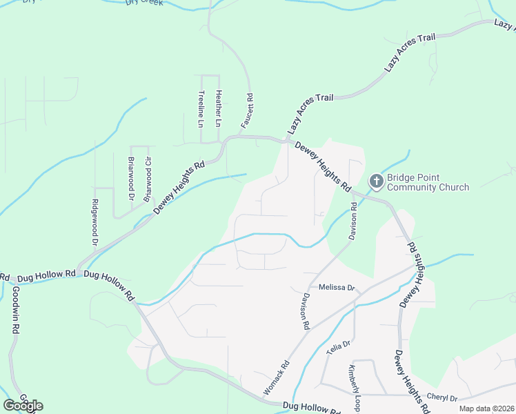 map of restaurants, bars, coffee shops, grocery stores, and more near 6708 Deer Foot Drive in Pinson