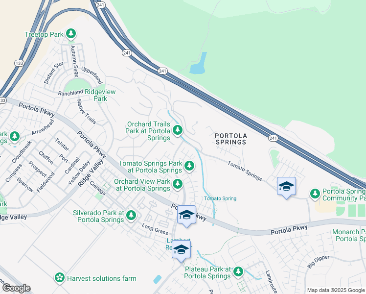 map of restaurants, bars, coffee shops, grocery stores, and more near 173 Coyote Brush in Irvine