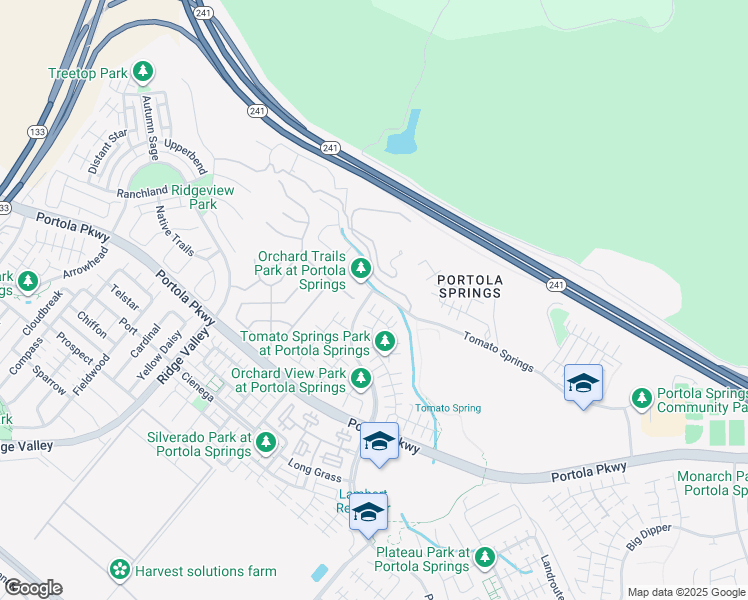 map of restaurants, bars, coffee shops, grocery stores, and more near 173 Coyote Brush in Irvine