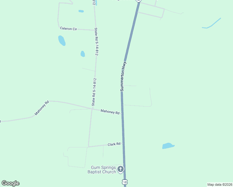 map of restaurants, bars, coffee shops, grocery stores, and more near 7609 Summerton Highway in Pinewood