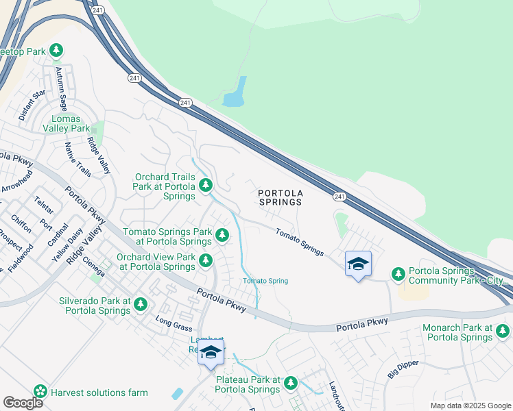 map of restaurants, bars, coffee shops, grocery stores, and more near 158 Falcon Ridge in Irvine