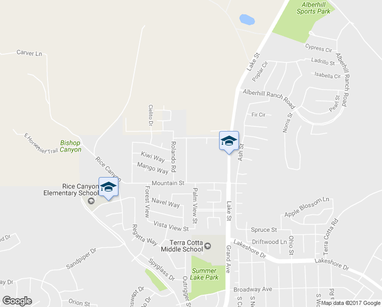 map of restaurants, bars, coffee shops, grocery stores, and more near 29028 Stoneridge Terrace in Lake Elsinore