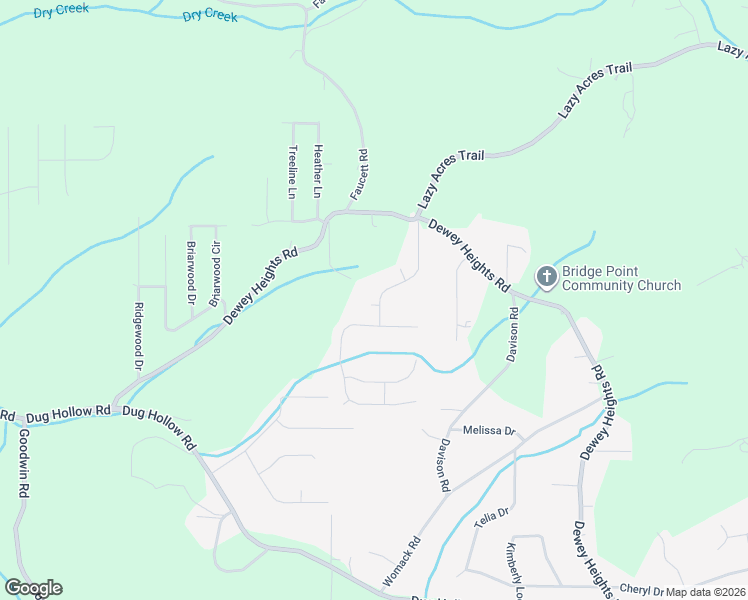 map of restaurants, bars, coffee shops, grocery stores, and more near 6708 Deer Foot Drive in Pinson