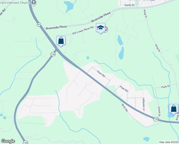 map of restaurants, bars, coffee shops, grocery stores, and more near 3834 Cannon Drive in Douglasville