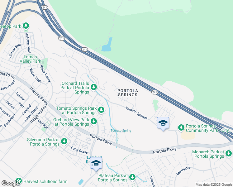 map of restaurants, bars, coffee shops, grocery stores, and more near 158 Falcon Ridge in Irvine