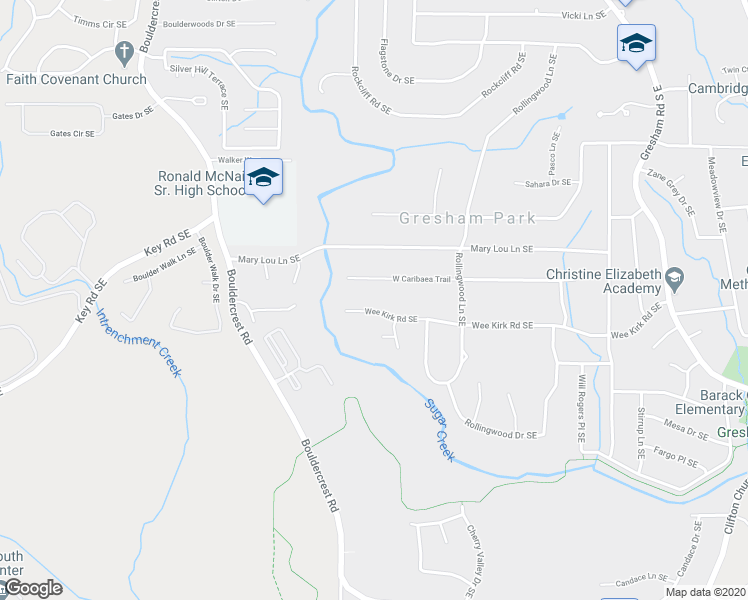 map of restaurants, bars, coffee shops, grocery stores, and more near 1712 Wee Kirk Road Southeast in Atlanta