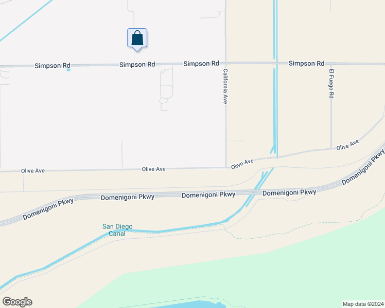 map of restaurants, bars, coffee shops, grocery stores, and more near 34870 Olive Avenue in Winchester