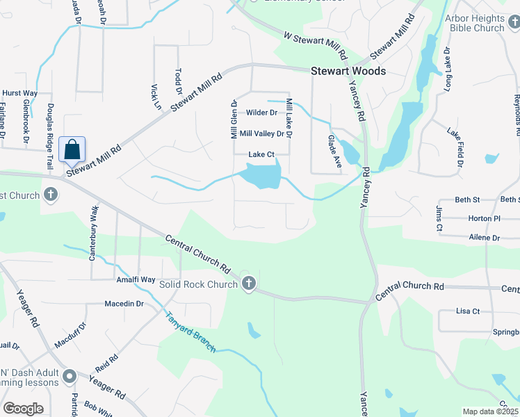 map of restaurants, bars, coffee shops, grocery stores, and more near 5431 South Lake Drive in Douglasville