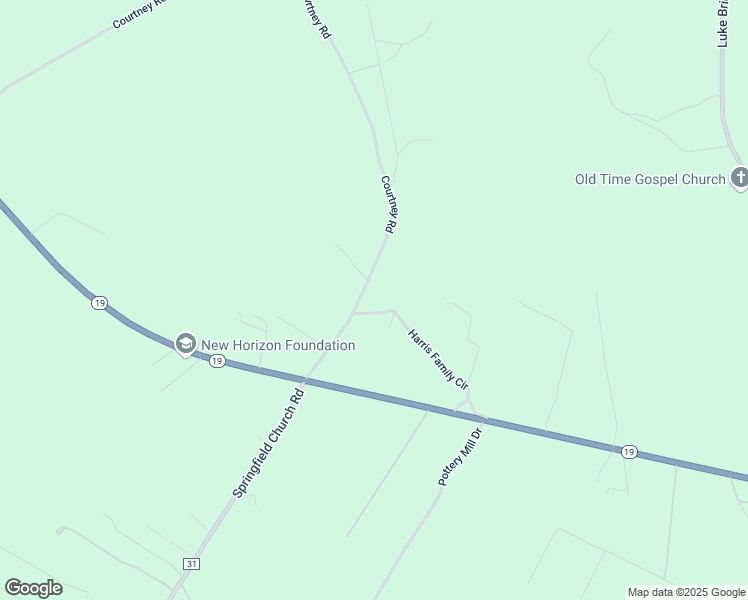 map of restaurants, bars, coffee shops, grocery stores, and more near 1183 Springfield Church Road in Trenton