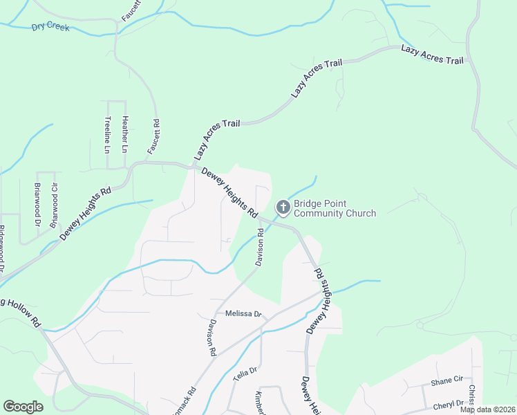 map of restaurants, bars, coffee shops, grocery stores, and more near 5620 Dewey Heights Road in Pinson