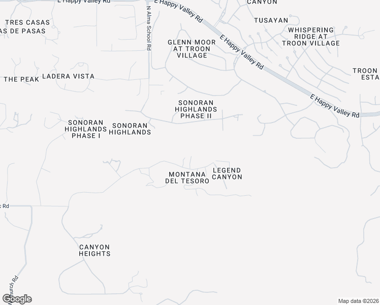 map of restaurants, bars, coffee shops, grocery stores, and more near 10560 East Pinnacle Peak Road in Scottsdale