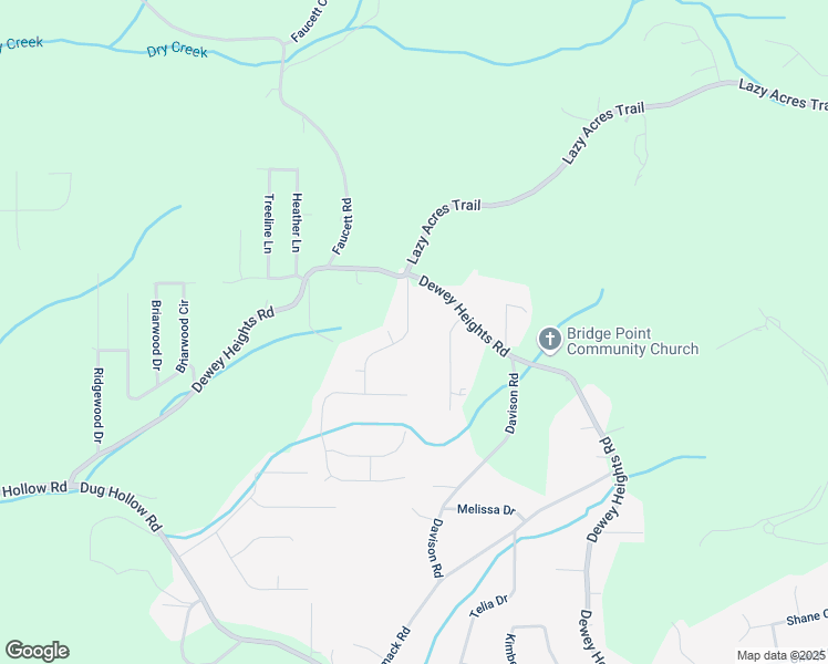 map of restaurants, bars, coffee shops, grocery stores, and more near 6776 Deer Foot Drive in Pinson