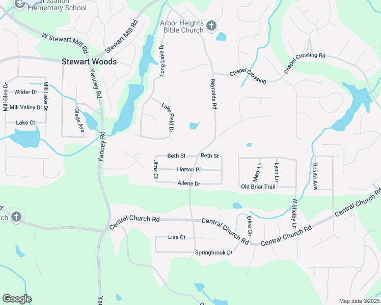 map of restaurants, bars, coffee shops, grocery stores, and more near 5000 Beth Street in Douglasville