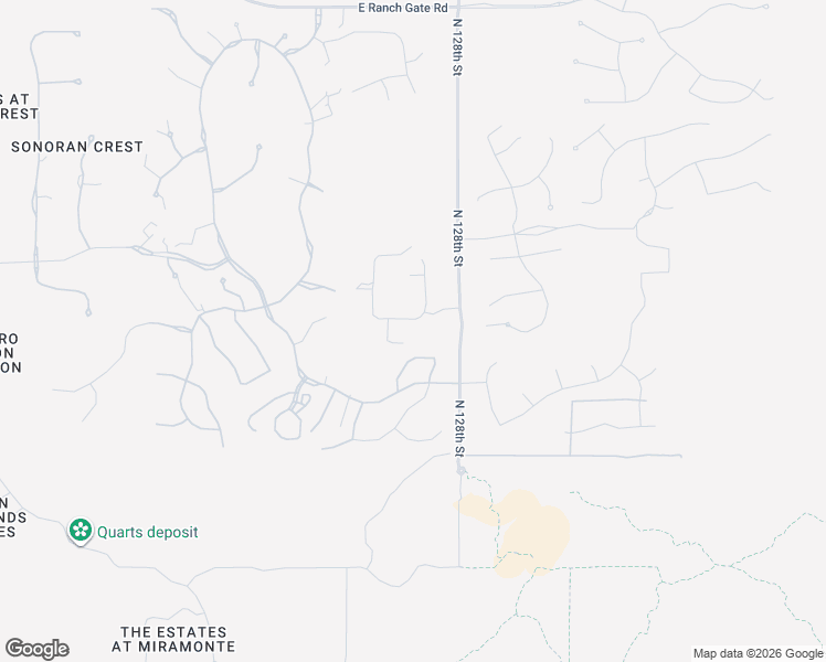 map of restaurants, bars, coffee shops, grocery stores, and more near 12671 East Tiara Estates Drive in Scottsdale