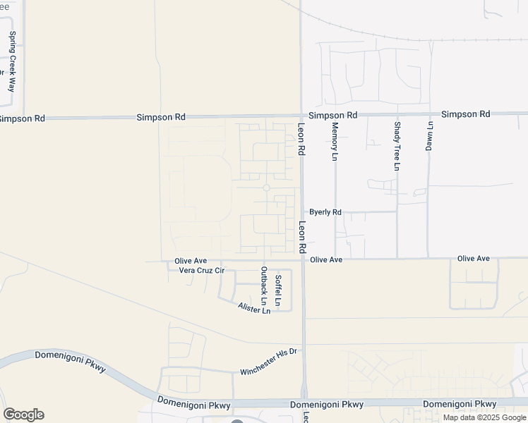 map of restaurants, bars, coffee shops, grocery stores, and more near 28807 Leon Road in Winchester