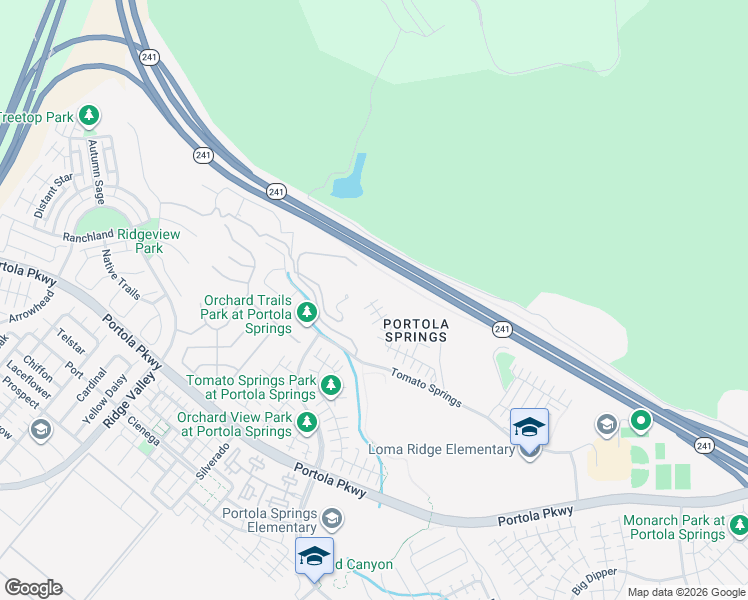 map of restaurants, bars, coffee shops, grocery stores, and more near 109 Soaring Eagle in Irvine