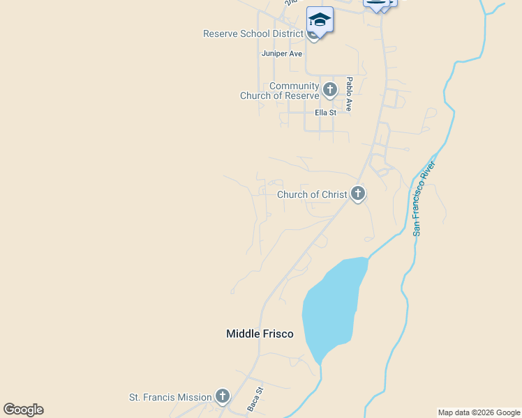 map of restaurants, bars, coffee shops, grocery stores, and more near Western Avenue in Reserve