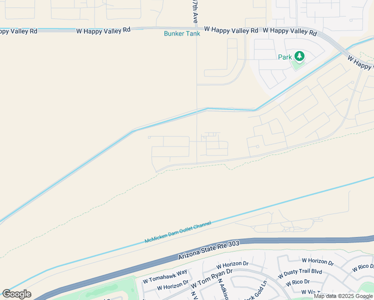 map of restaurants, bars, coffee shops, grocery stores, and more near Maricopa Trail in Surprise