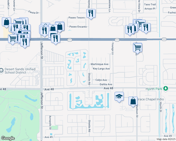 map of restaurants, bars, coffee shops, grocery stores, and more near in Chiriaco Summit