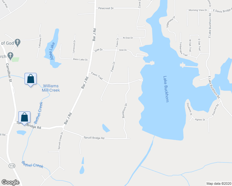 map of restaurants, bars, coffee shops, grocery stores, and more near 141 Fawn Trail in Temple