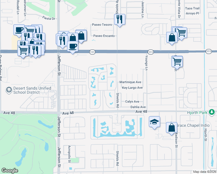 map of restaurants, bars, coffee shops, grocery stores, and more near in Chiriaco Summit
