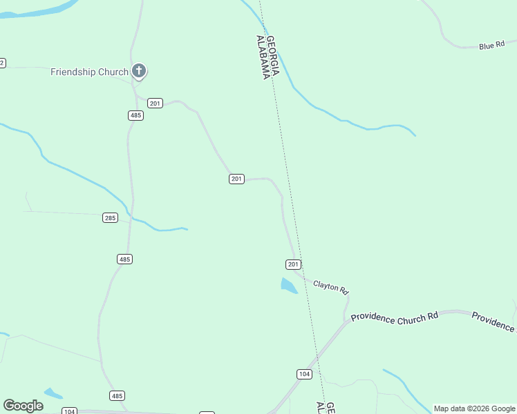 map of restaurants, bars, coffee shops, grocery stores, and more near 718 County Road 201 in Muscadine