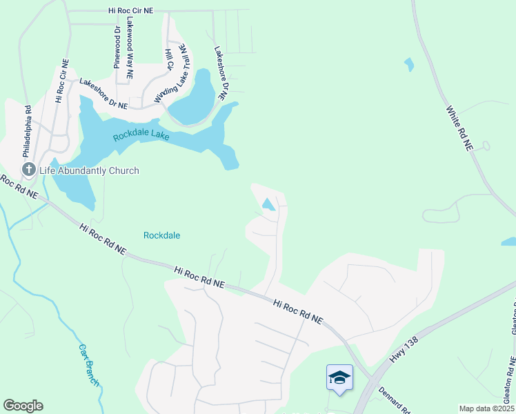 map of restaurants, bars, coffee shops, grocery stores, and more near 2257 Sumner Court Northeast in Conyers