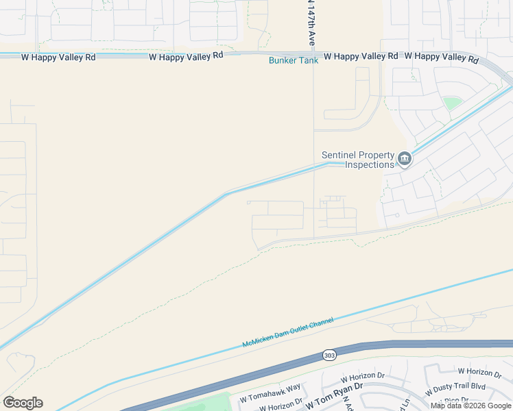 map of restaurants, bars, coffee shops, grocery stores, and more near Beardsley Csr in Surprise