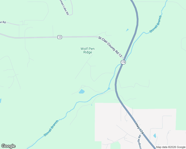 map of restaurants, bars, coffee shops, grocery stores, and more near Cross Creek Drive in Odenville