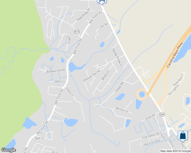 map of restaurants, bars, coffee shops, grocery stores, and more near 301 Maui Court in Myrtle Beach
