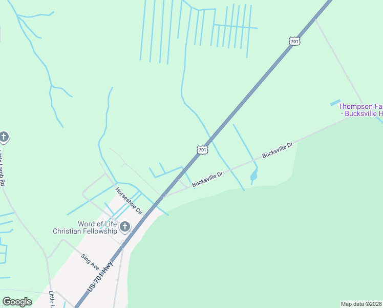 map of restaurants, bars, coffee shops, grocery stores, and more near 7580 U.S. 701 in Conway