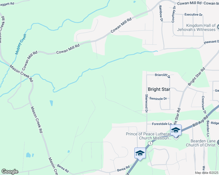 map of restaurants, bars, coffee shops, grocery stores, and more near 3741 100 Road in Douglasville