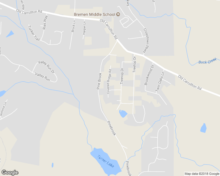 map of restaurants, bars, coffee shops, grocery stores, and more near 47 Covered Bridge Road in Bremen