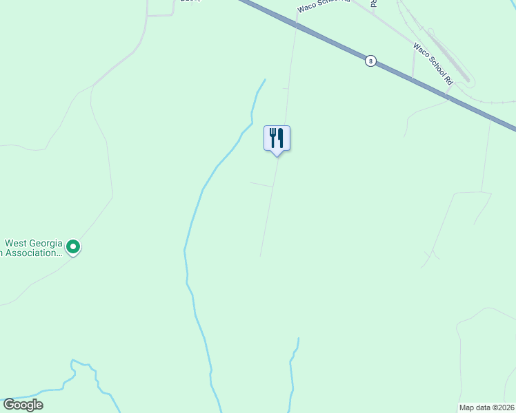 map of restaurants, bars, coffee shops, grocery stores, and more near 295 South Waco School Road in Bremen