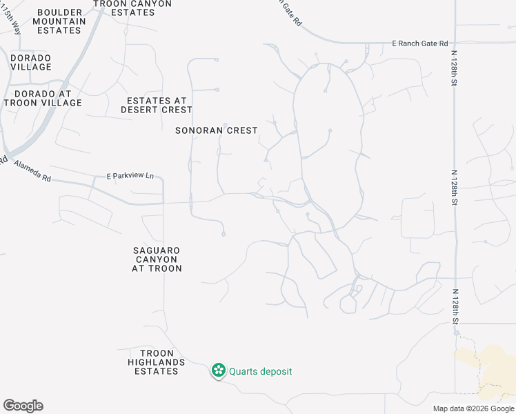 map of restaurants, bars, coffee shops, grocery stores, and more near 12204 East Mariposa Grande Drive in Scottsdale