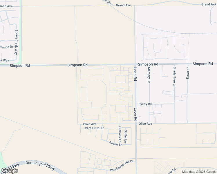 map of restaurants, bars, coffee shops, grocery stores, and more near 28611 Matador Road in Menifee