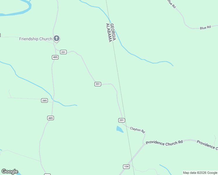 map of restaurants, bars, coffee shops, grocery stores, and more near 718 County Road 201 in Muscadine