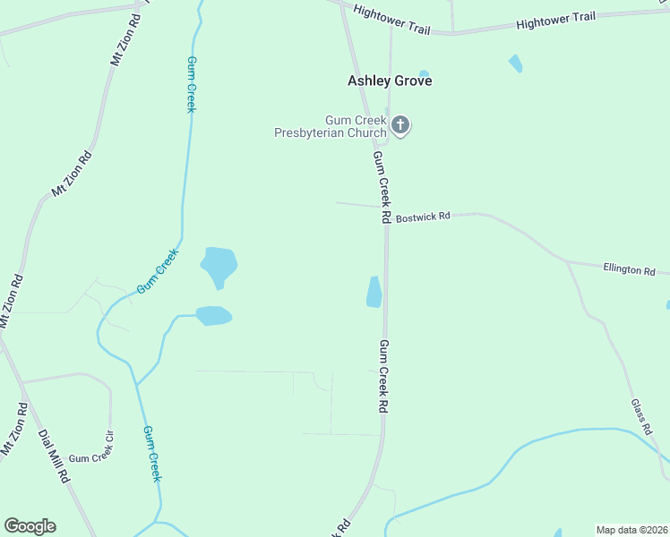 map of restaurants, bars, coffee shops, grocery stores, and more near 2467 Gum Creek Road in Oxford